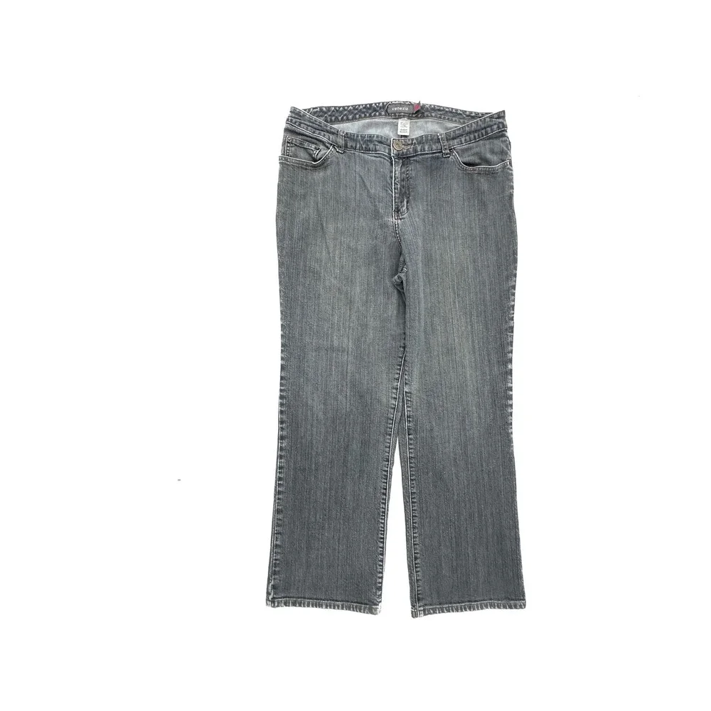 Venezia Womens Gray Stretch Bootcut Jeans‎ Size 16 Venezia size 3 Average Denim